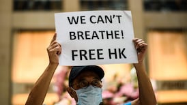 Hundreds gather in Hong Kong to mark year of sustained pro-democracy rallies