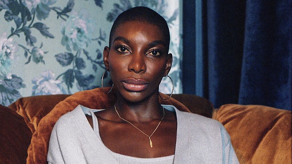 Michaela Coel, the creator and star of I May Destroy You, was ‘the first black girl in the school’s history to join in the Irish dance team’. Photograph: Wulf Bradley/New York Times