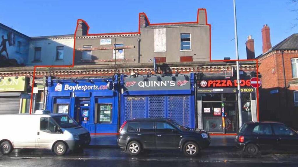 Three shops and a site beside Quinns bar at Lower Drumcondra Road, Dublin 9