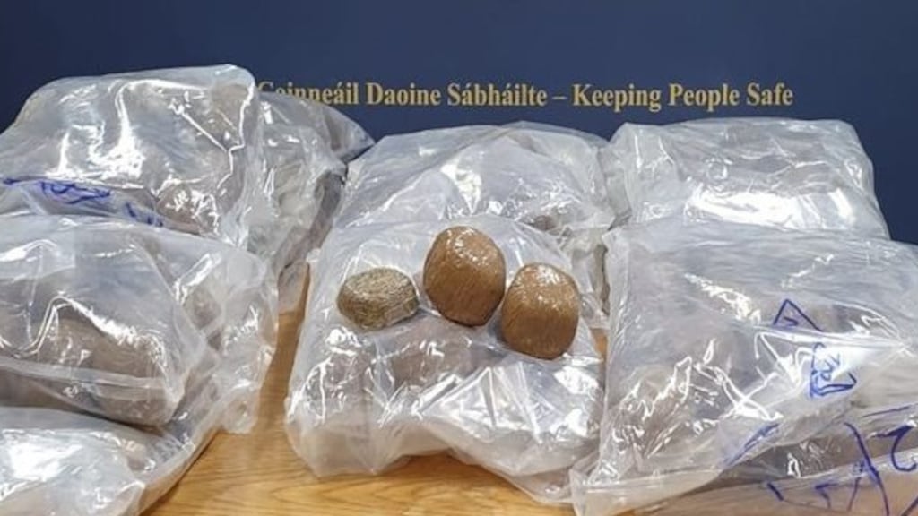 The seizure was a planned operation against suspects known to the Garda for involvement in serious organised crime. Photograph: Garda Síochána