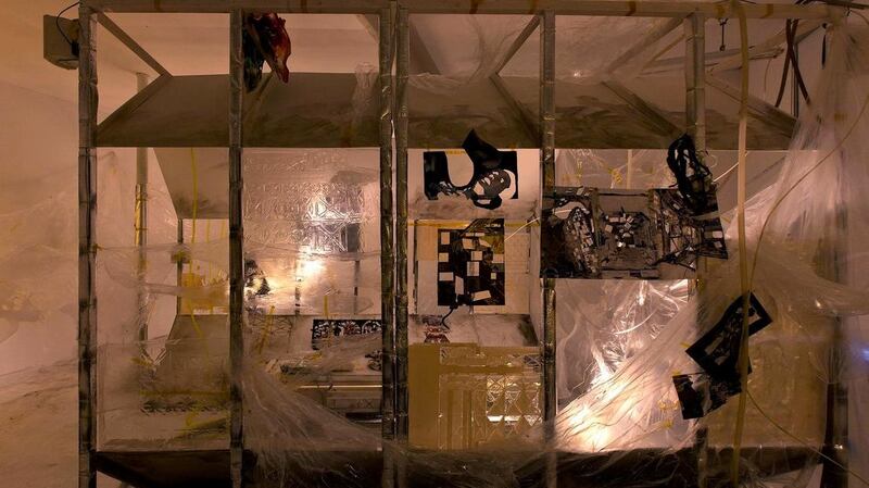 Sam Keogh, Kapton Cadaverine, 2017, mixed media, dimensions variable. Photograph: Kerlin Gallery