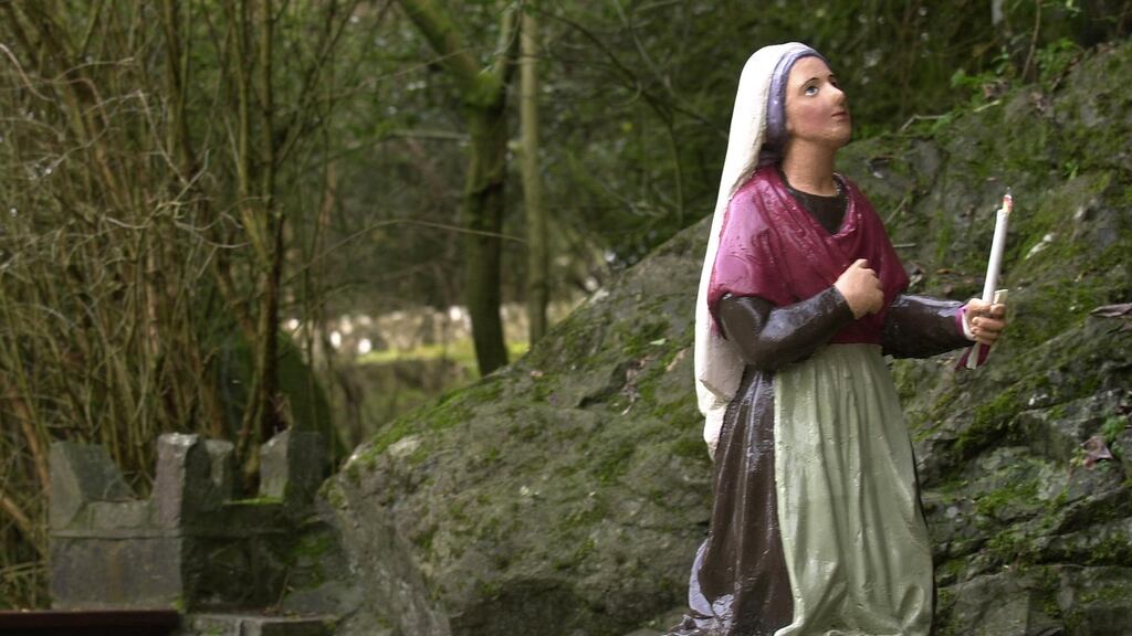 The grotto beside the church where 15-year-old Ann Lovett died with her baby. Photograph: Brenda Fitzsimons