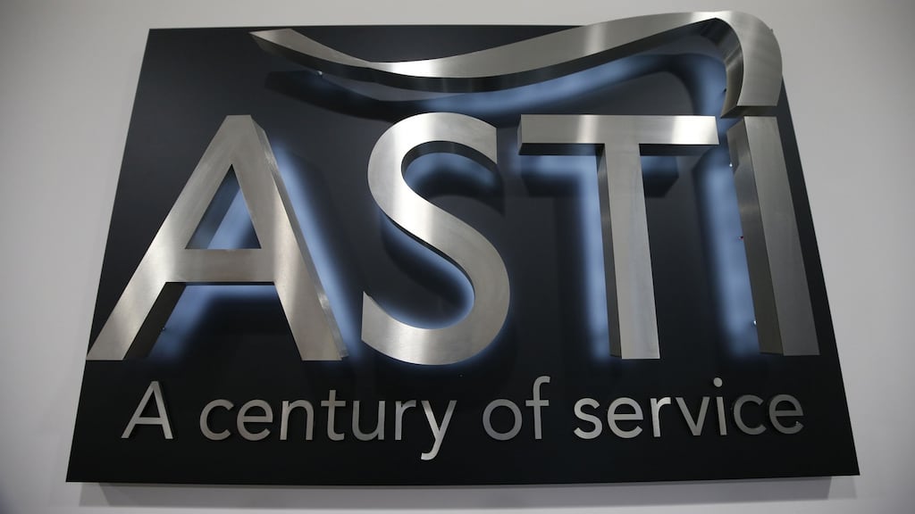 The first of the ASTI’s seven one-day strikes in the dispute is scheduled for next Thursday. It is set to close two out of three of the country’s secondary schools. File photograph: Nick Bradshaw