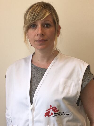 Aoife Nicholson, a MSF laboratory manager from Co Galway.