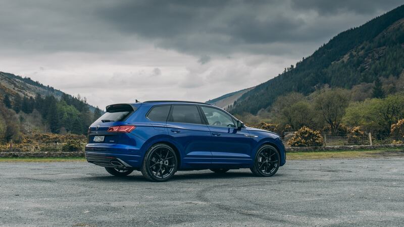 VW Touareg R PHEV: VW says it has a full electric range of just over 45km, with a recharge time on a 7.2kW home wallbox of two hours and 30 minutes.