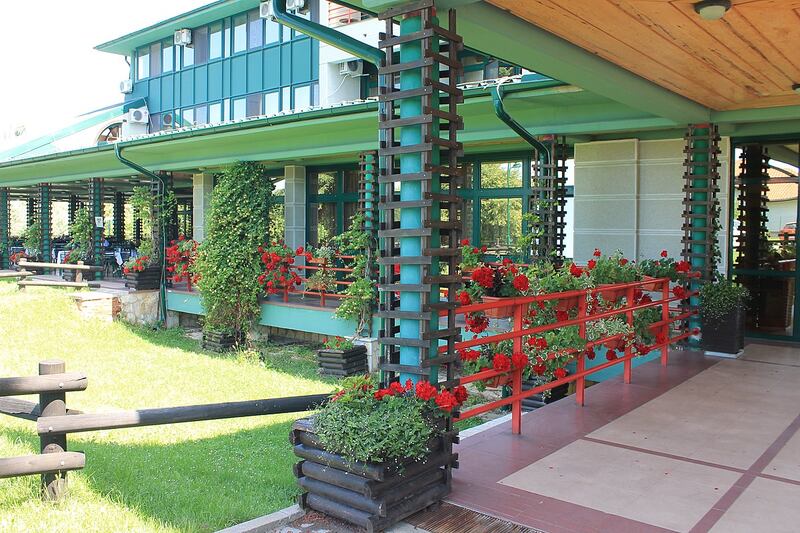 Hotel Iriski Venac, where Kevin Power stayed during his time in Serbia, and where the grounds of the hotel were the shells of Nato rockets used during the Kosovo war