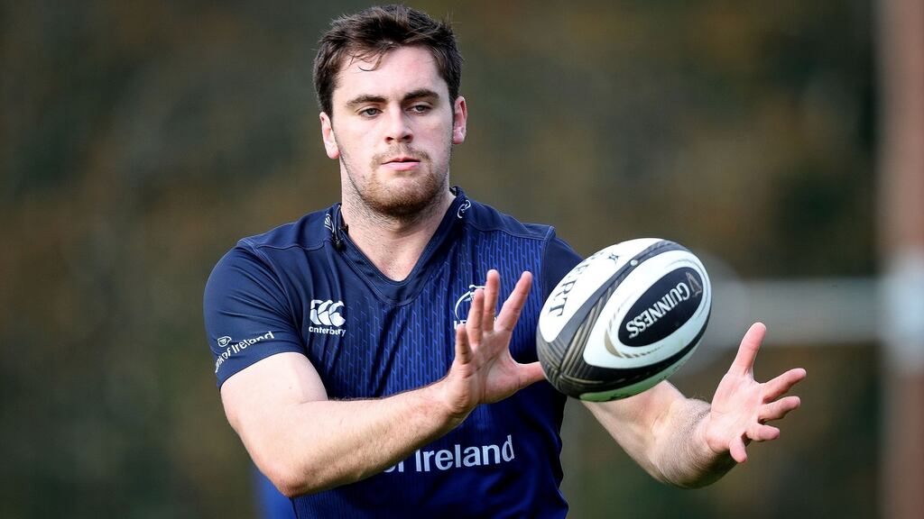 Conor O’Brien will make his Leinster debut against Glasgow on Friday night. Photograph: Oisin Keniry/Inpho
