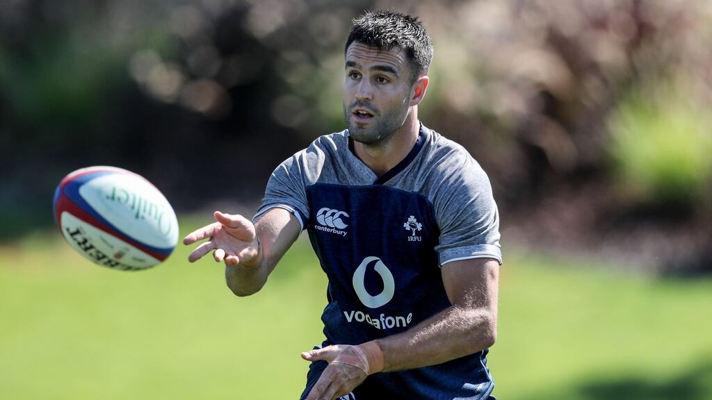 Conor Murray at Ireland Rugby squad training at the Campus, Faro, Portugal on Tuesday. Photograph: Dan Sheridan/Inpho