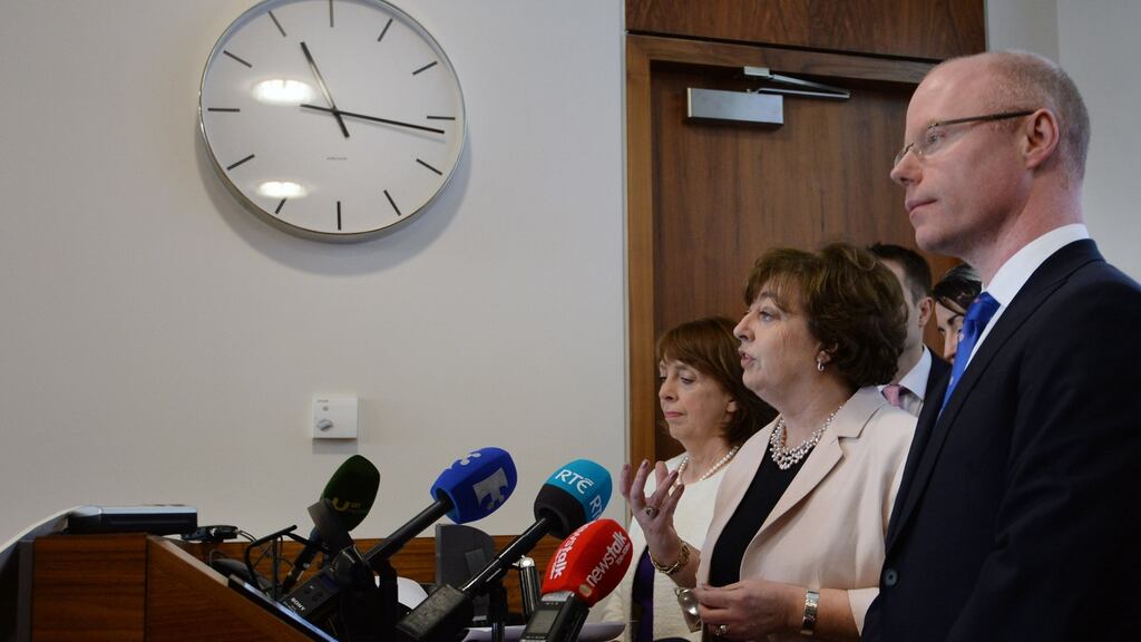 Catherine Murphy, Roisin Shorthall and Stephen Donnolly during the launch of the Social Democrats election campaign in Dublin. Photograph: Brenda Fitzsimons / The Irish Times