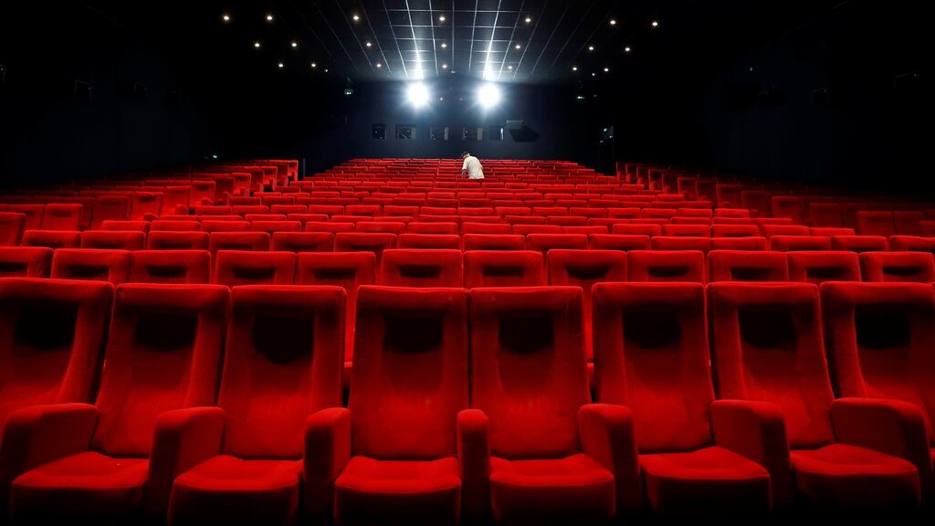 Irish cinemas say they need a reopening date to give them a chance of surviving. Photograph: Regis Duvignau/Reuters