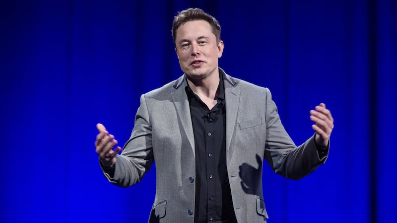 Elon Musk, cofounder and chief executive officer of Tesla Motors Inc. Photographer: Tim Rue/Bloomberg