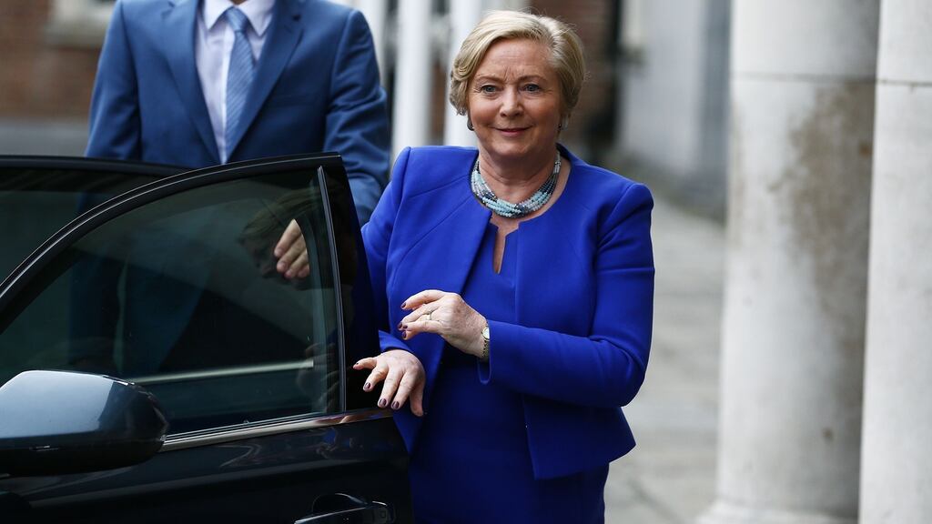 Tánaiste Frances Fitzgerald received approval for the move to take in an extra 250 refugees. Photograph: Brian Lawless/PA Wire