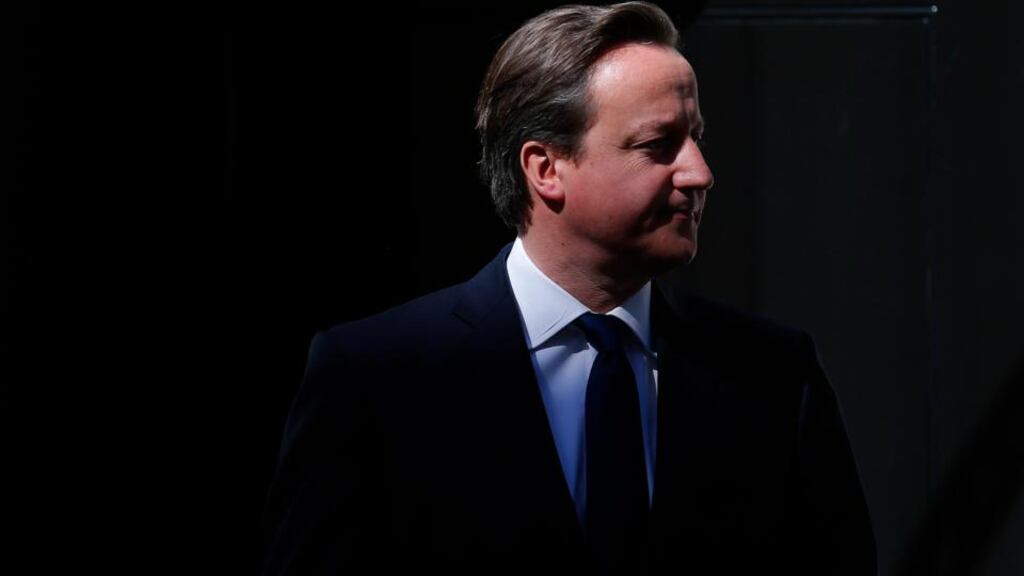 David Cameron who on the final day of campaigning acknowledged that difficult decisions had been made. Photograph: Andrew Winning/Reuters