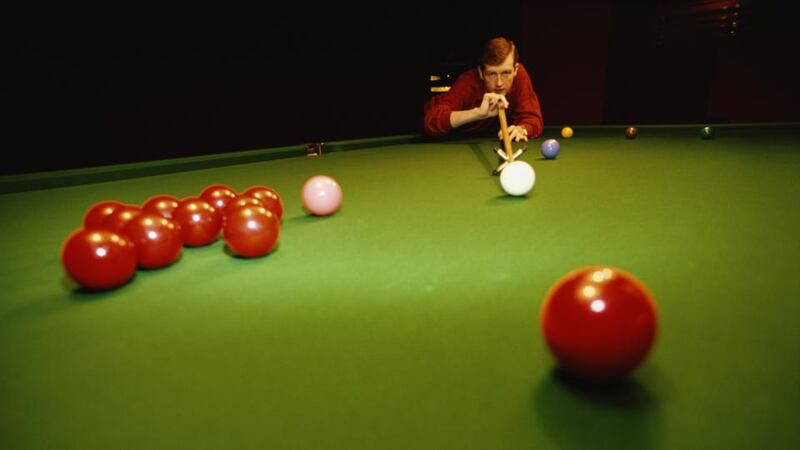 Snooker loopy: Steve Davis as world champion in 1985. Photograph: Getty