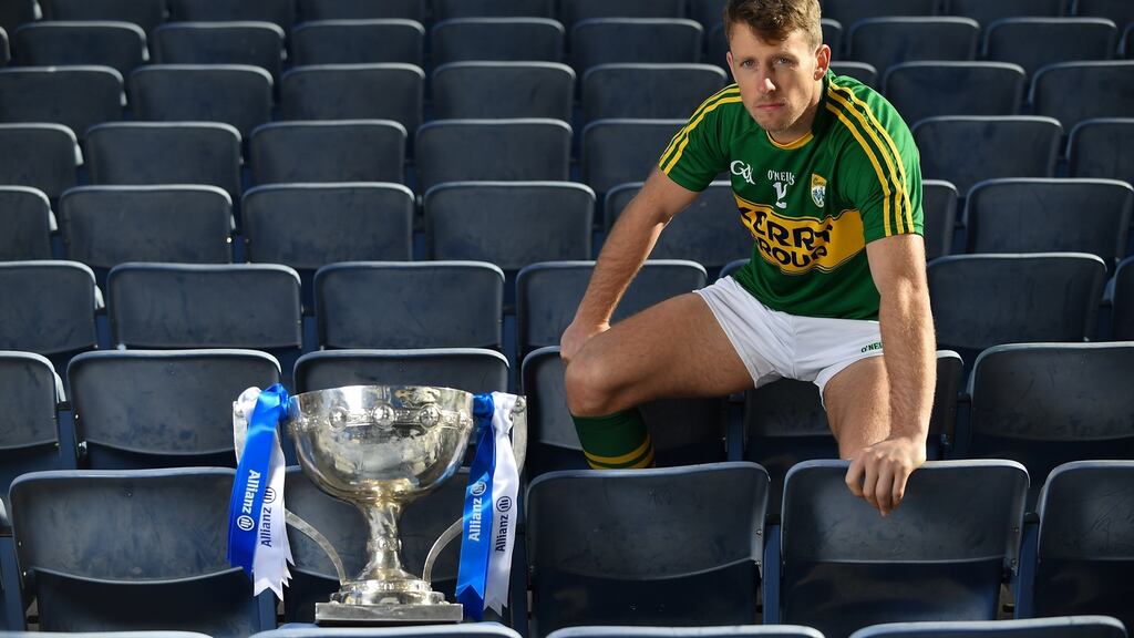 Donnchadh Walsh of Kerry: ‘The whole ethos in the dressing room ... is that it’s up to the players to be the leaders.’ Photograph: Brendan Moran/Sportsfile