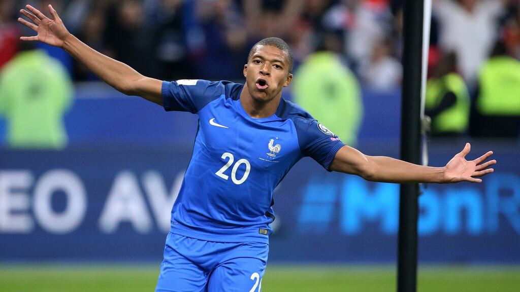 At 40/1, Kylian Mbappé is more than a decent bet for this summer’s Golden Boot. Photograph: Jean Catuffe/Getty Images