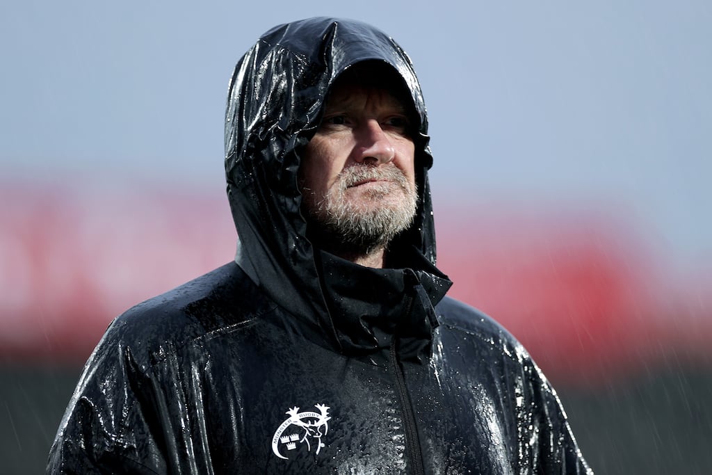Then Munster head coach Graham Rowntree before the URC game against Ospreys earlier this month. Photograph: Laszlo Geczo/Inpho
