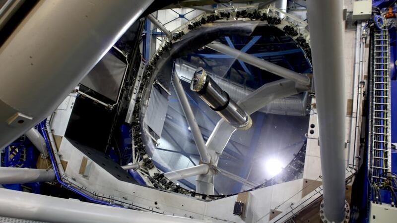 Inside the Very Large Telescope. Photograph: Barbara McCarthy