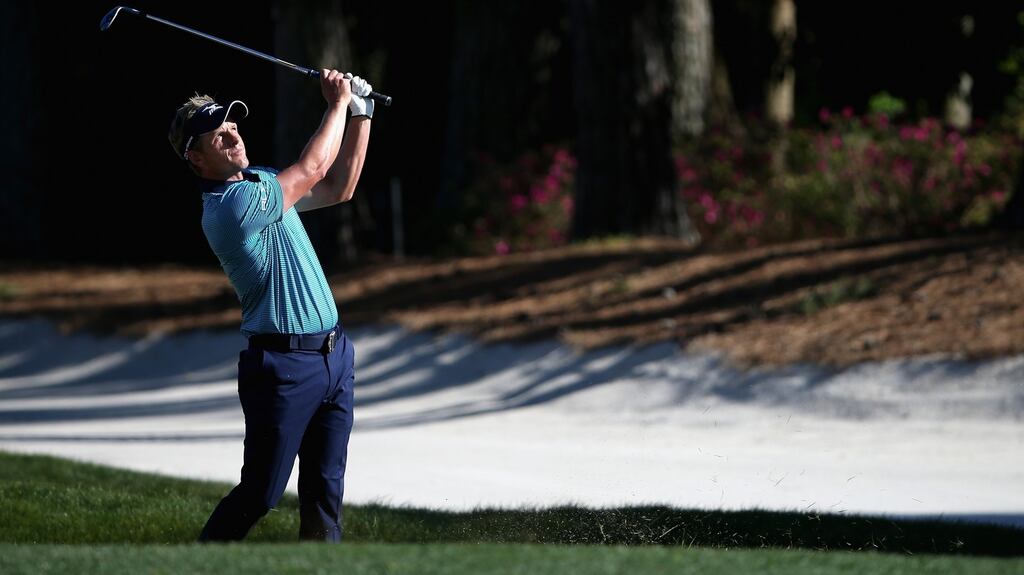 Luke Donald watches a shot on the 16th hole during the third round of the RBC Heritage at Harbour Town Golf Links on Hilton Head Island, South Carolina. Photograph: Streeter Lecka/Getty Images