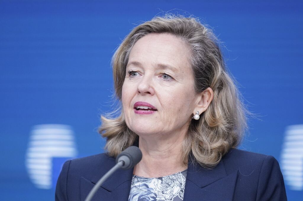 Nadia Calvino, Spain's economy minister, hailed the agreement. Photograph: Simon Wohlfahrt/Bloomberg