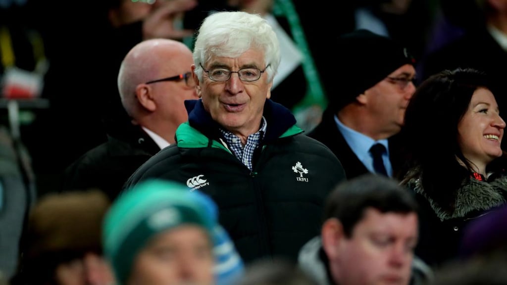 Tom Grace will be missed as he steps down from his role wiith the IRFU. Photograph: James Crombie/Inpho