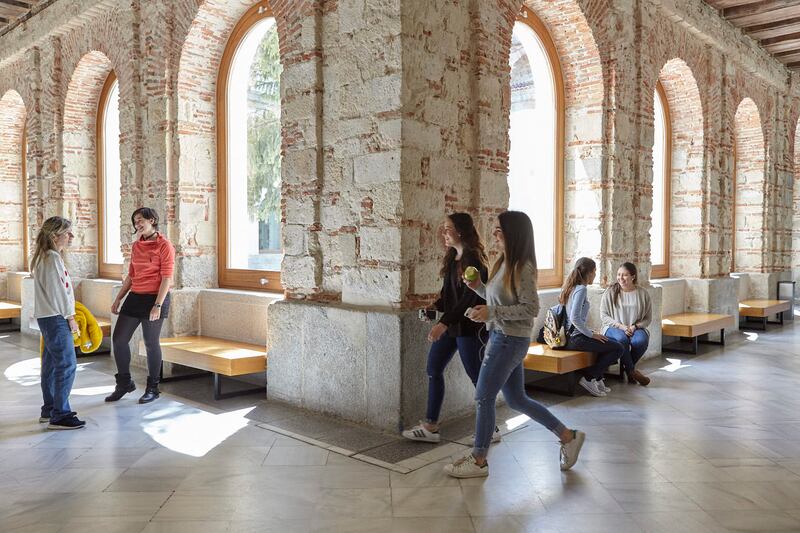 IE University’s sister campus in Segovia is housed in an ancient castle and contrasts a medieval exterior with 21st century learning