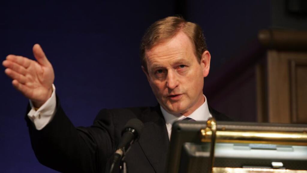 Taoiseach Enda Kenny: promised that during his term in office he would increase total employment by 100,000. Photograph: Cyril Byrne