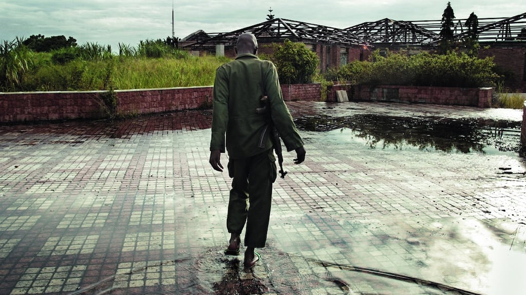 The looted remains of Mobutu Sese Seko’s palace at Gbadolite in Democratic Republic of the Congo in 2003: For 32 bloodstained years he manipulated ethnic and regional divisions