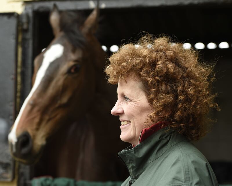 Trainer Lucinda Russell: 'Ahoy Senor is a fabulous horse but he has got his little bits that are good and bad.' Photograph: Ian Rutherford/PA