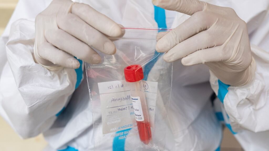 More than 200,000 Covid-19 tests have been carried out over the past seven days, putting the test and tracing system under heavy strain. File photograph: Made Nagi/EPA