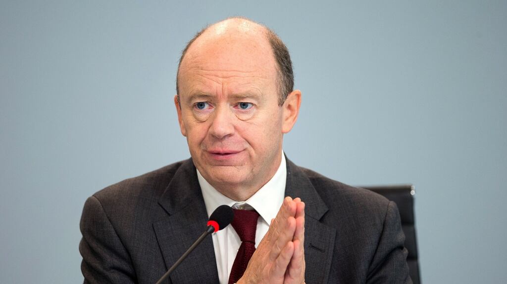 John Cryan, co-chief executive officer of Deutsche Bank, says pay in the sector is still too high. Photograph: Jasper Juinen/Bloomberg