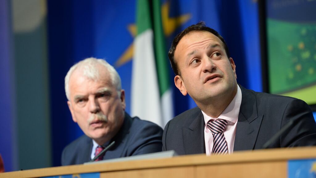 Ministers Finian McGrath and Leo Varadkar have both said they are opposed to cuts to their budgets to facilitate additional pay increases above the €850 million already committed in the Lansdowne Road agreement. Photograph: Dara Mac Dónaill