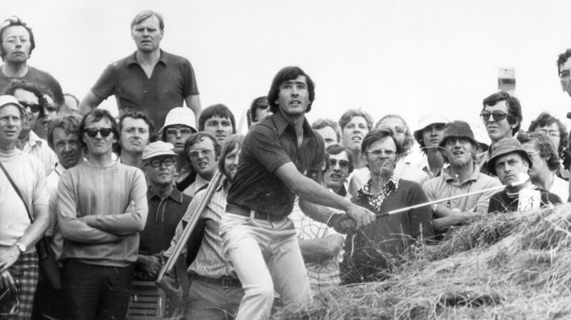 A young Severiano Ballesteros in the sandhills of Royal Birkdale in 1976, the year Johnny Millar prevailed. Photograph: John Leatherbarrow/Keystone/Getty Images