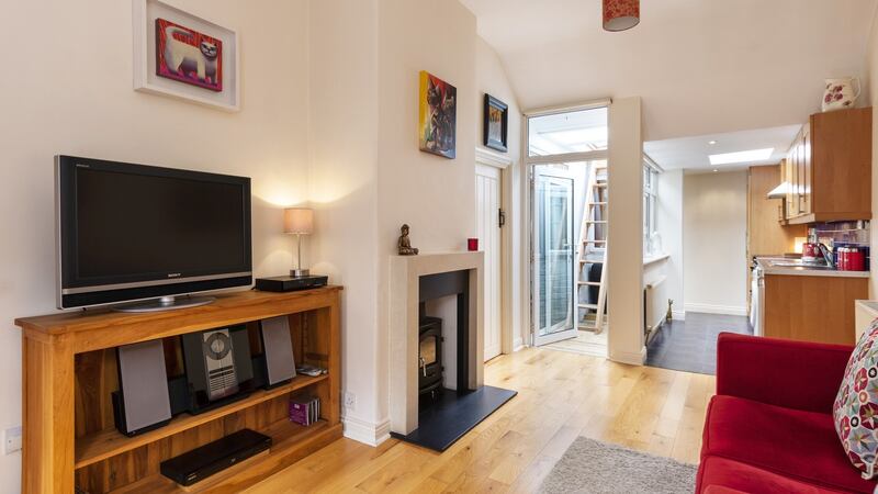 Ladder to roof-top terrace, Cairn Hill, 13 Cormac Terrace, Terenure D6W