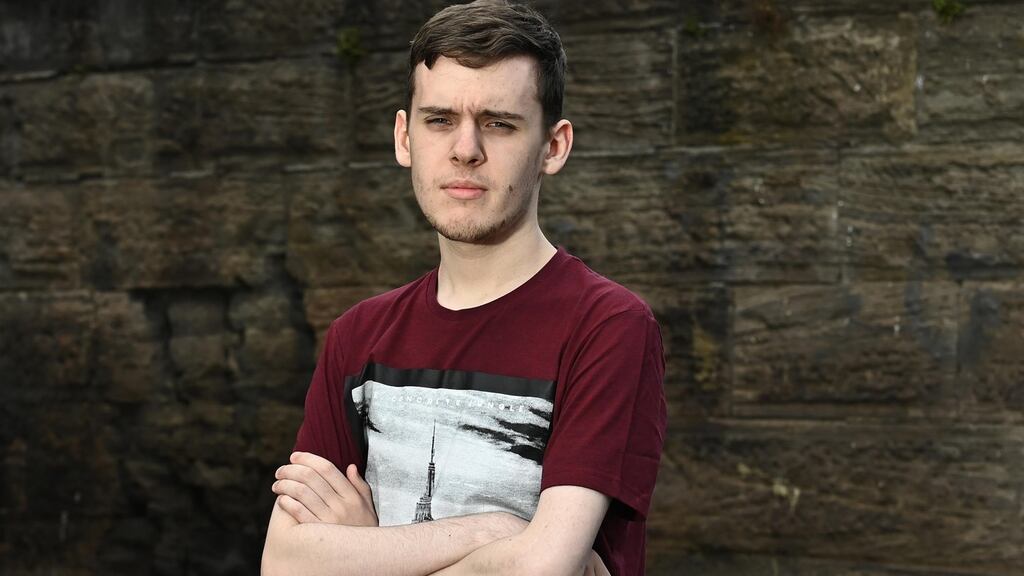 Harvey Spence, who has a learning disability, took a case alleging disability harassment against B&M Retail Limited. Photograph: Equality Commission/PA Wire