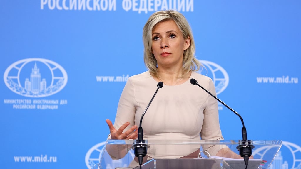 Russian foreign ministry spokeswoman Maria Zakharova accused the US of using its currency and the global financial system as ‘a tool of its aggressive policy’. Photograph: EPA