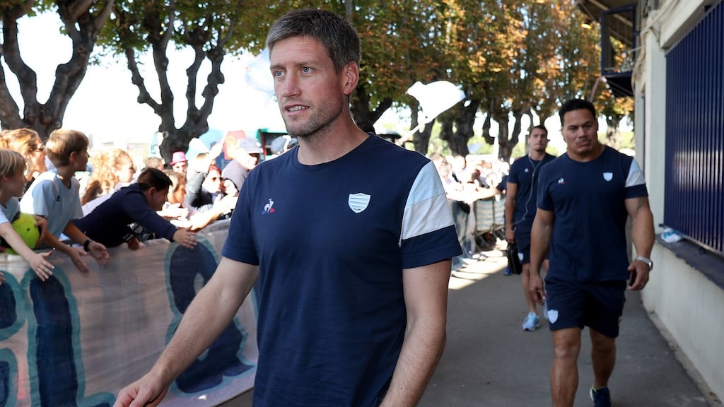 Racing 92 coach Ronan O’Gara will travel with his team to Thomond Park this weekend. Photograph: Dan Sheridan/Inpho