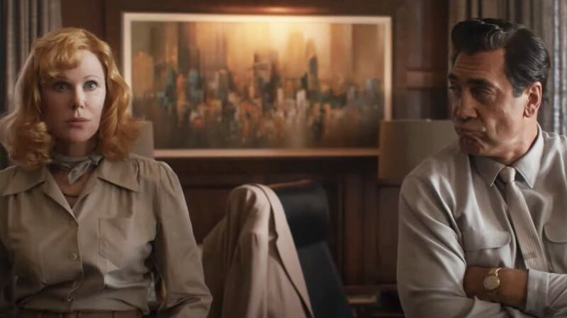 Nicole Kidman and Javier Bardem in Being the Ricardos