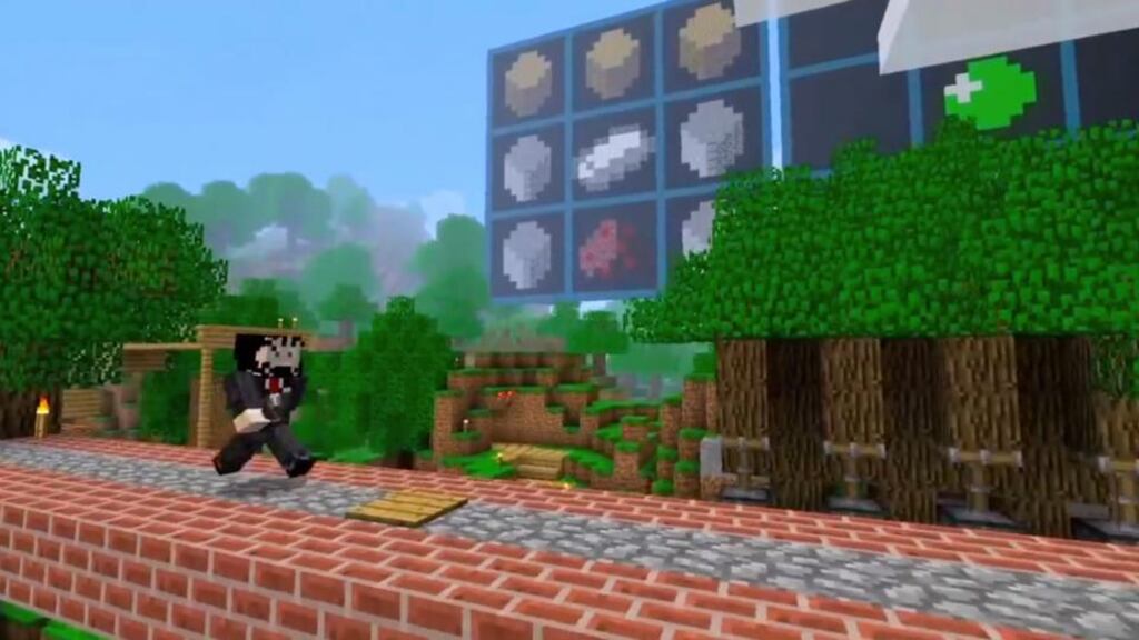 A screenshot of the game “Minecraft.” The game, which Microsoft likes enough to buy its parent company for $2.5 billion, has succeeded partly by demolishing generational and gender boundaries that usually carve the games business into separate categories.