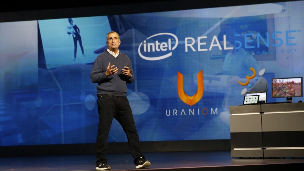 Brian Krzanich, chief executive officer of Intel.