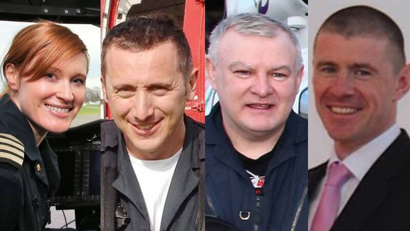 Four Irish Coast Guard air crew – Capt Dara Fitzpatrick, Capt Mark Duffy, winch operator Paul Ormsby and winchman Ciarán Smith – died when their helicopter collided with Blackrock island off the Mayo coast