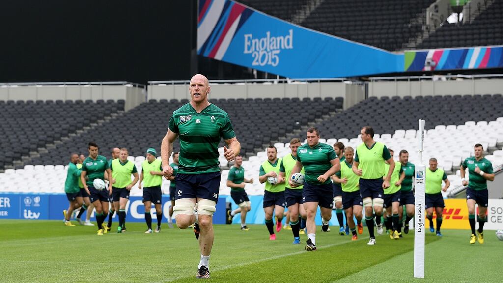Ireland captain Paul O’Connell is braced for a physical encounter with italy at the Olympic Stadium on Sunday. Photograph: Inpho