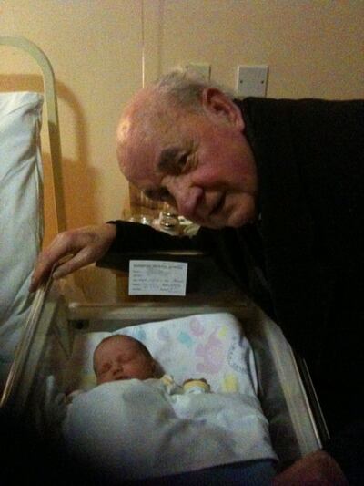 Kate and her grandfather.