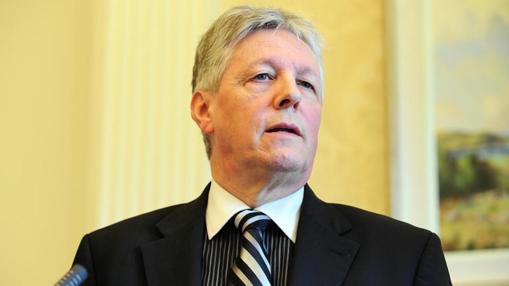 It’s a very dangerous road to go down, says DUP leader Peter Robinson. Photograph: Arthur Allison