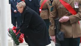 Fitzgerald takes part in Remembrance Sunday event in Belfast