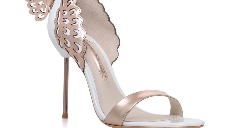 Evangeline winged sandals by Sophia Websgteer, €495, at Brown Thomas.