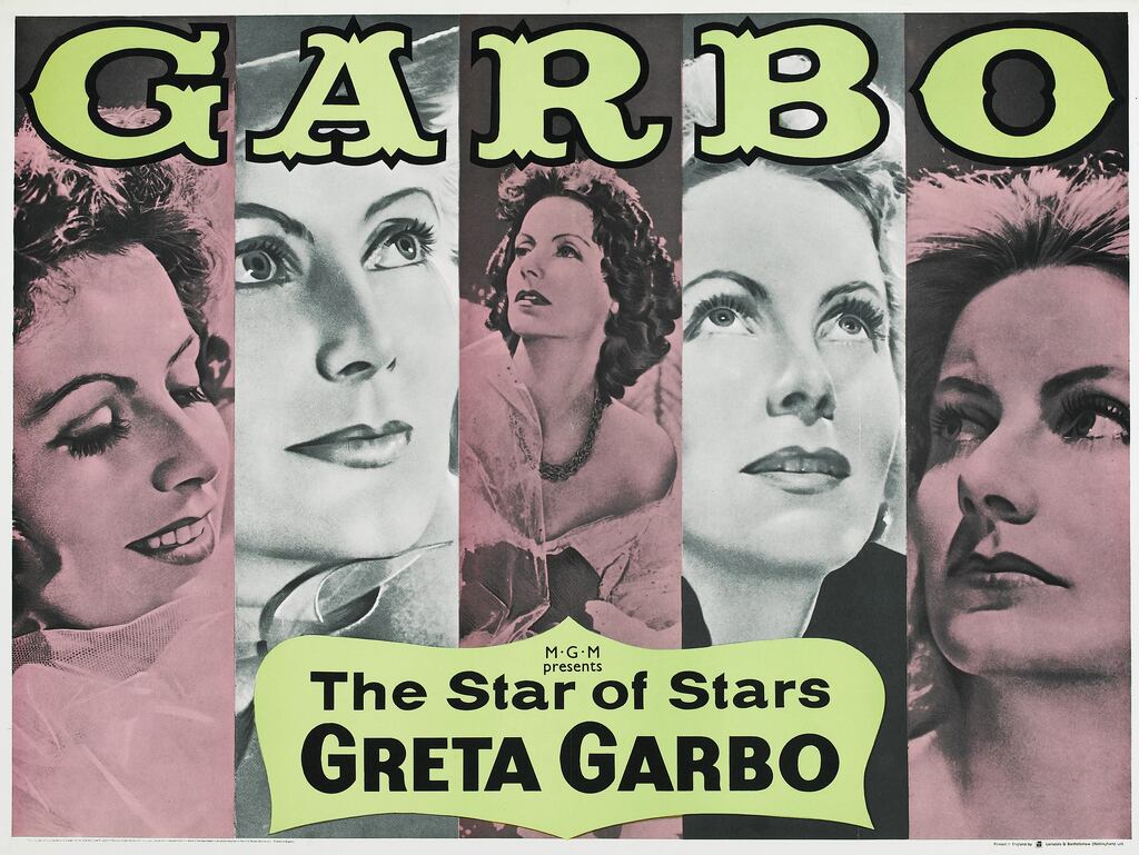 1930s promotional poster for Greta Garbo