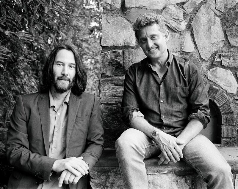 ‘I think of him as my brother,’ Alex Winter says of Keanu Reeves. Photograph: Magdalena Wosinska/New York Times