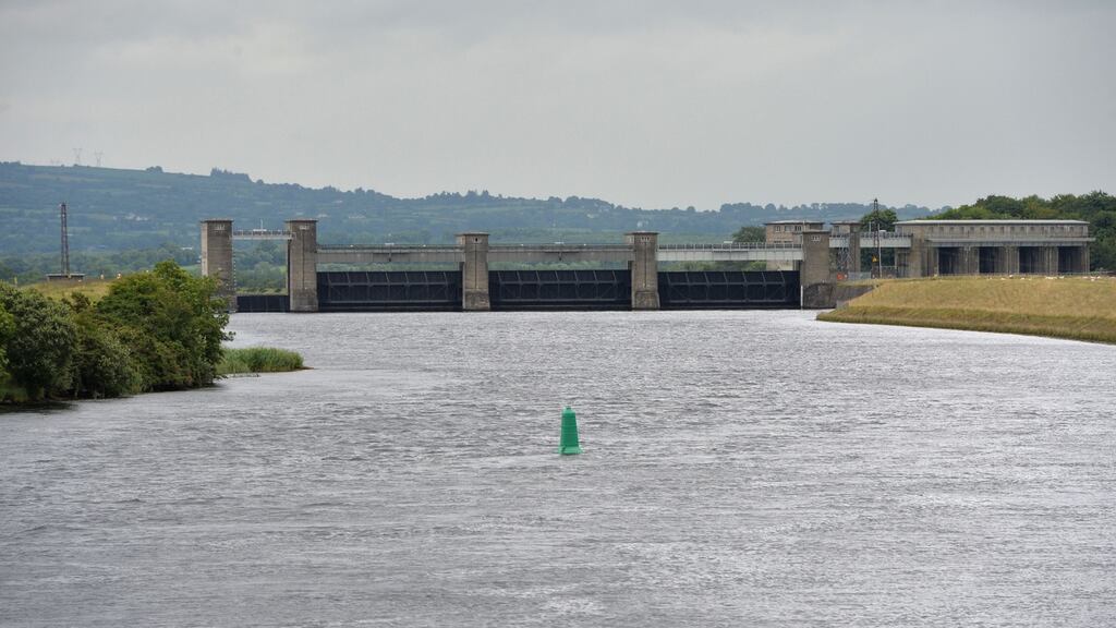 Parteen Weir on Lough Derg. Photograph: Alan Betson