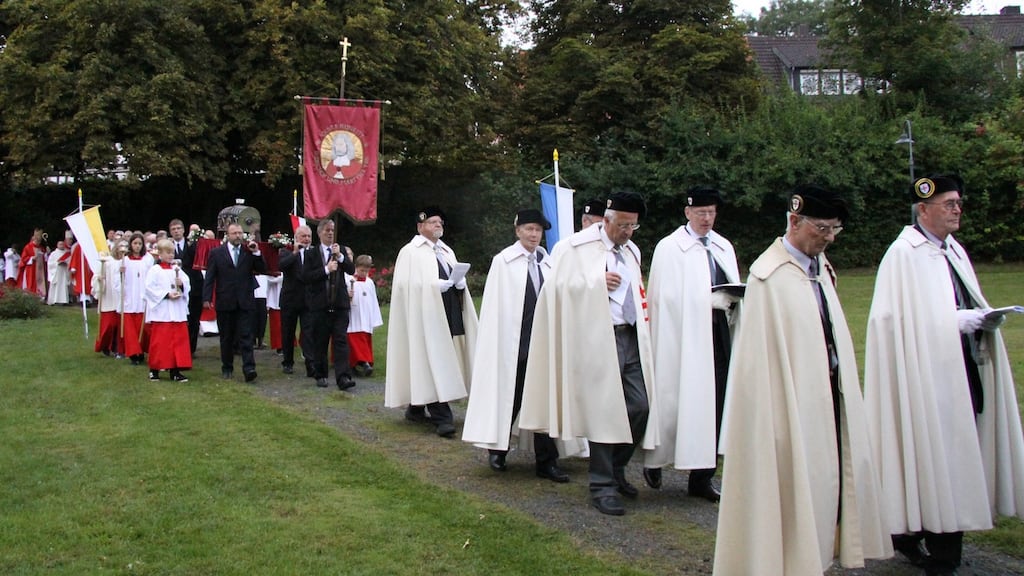 A procession in which St Oliver Plunkett is venerated in Lamspringe, Lower Saxony, Germany, pictured in late August 2013. File photograph: Wikimedia Commons